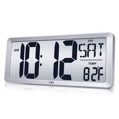 large battery operated digital wall clock|wall mountable digital clock.